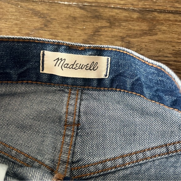 Madewell Rigid Denim A-Line Mini Skirt in Lakeline Wash - Picture 10 of 11